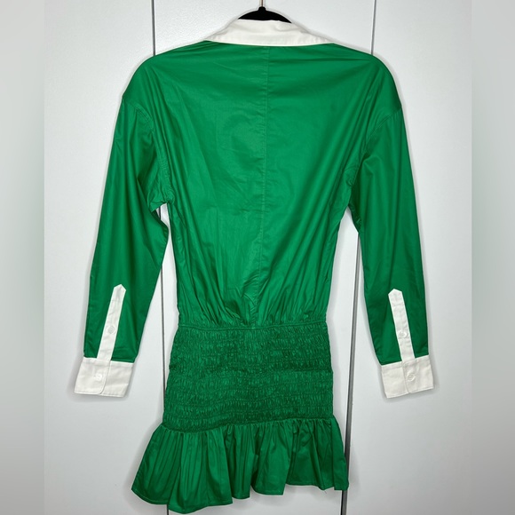 SER.O.YA Lexi Dress in Amazon Green/ Collared shirt dress - NWT SIZE Sma… - Picture 4 of 8